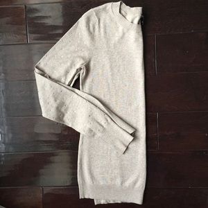 Express Crew Neck Rhinestoned Sweater